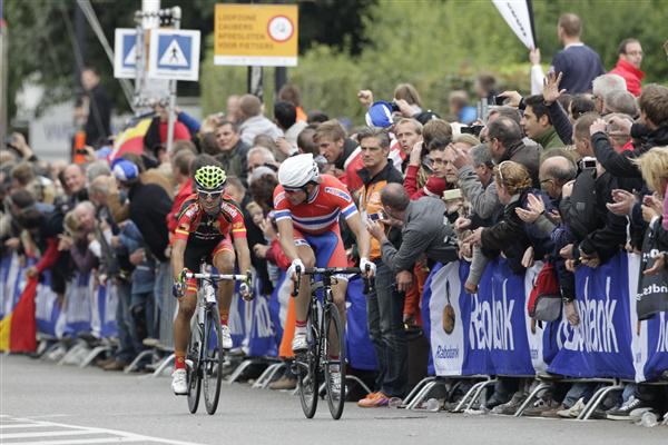 Edvald Boasson hagen and Alejandro Valverde