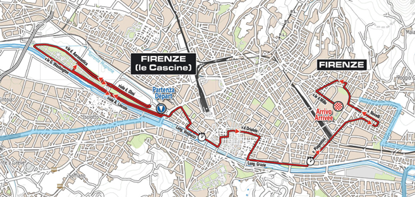 Elite Women's individual time trial course