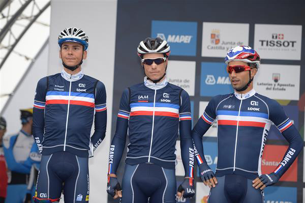 Warren barguil, Sylvain Chavanel and Nacer Bouhanni