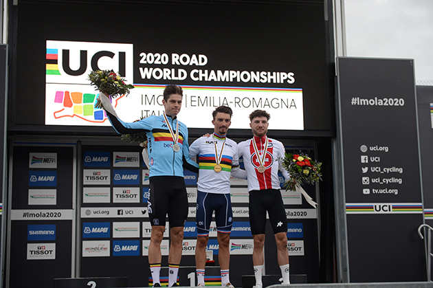 World Road Race Cahmpionships podium