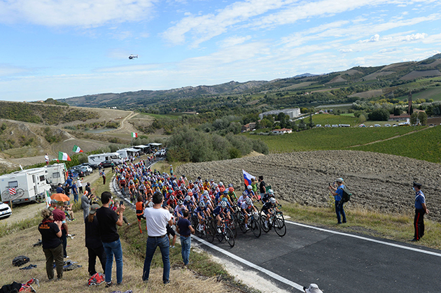 Road race countryside